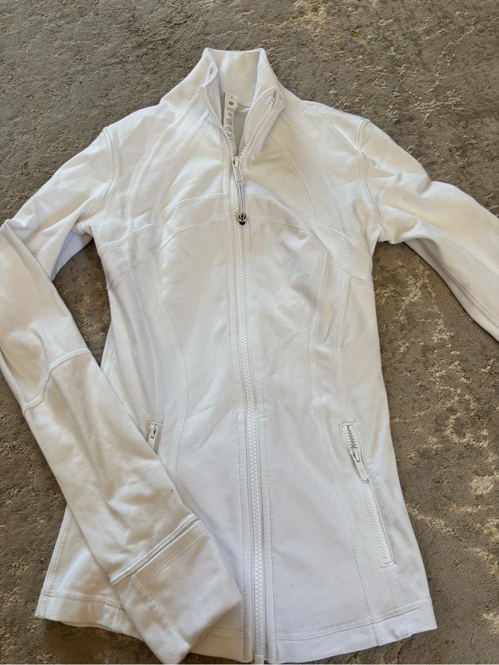 lululemon White Full-Zip define jacket